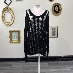 Vintage y2k cusco knitwear black